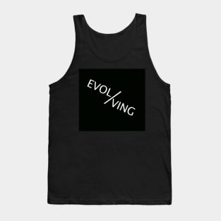 Slanted EVOLVING name Tank Top